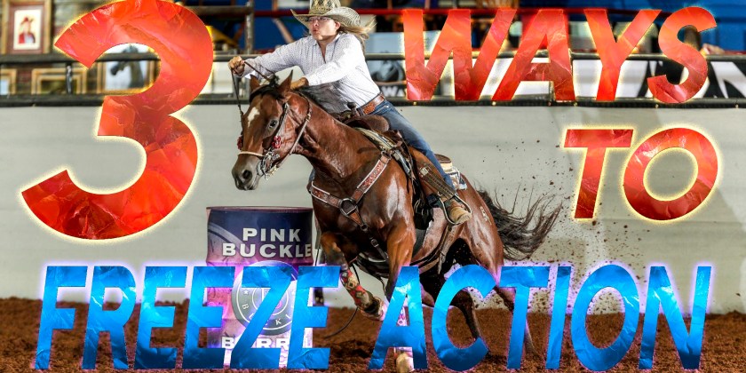 3 Easy Ways to Freeze Action in Rodeo Photography!